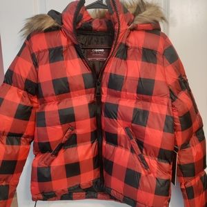 Women's Puffer Jacket (Red)